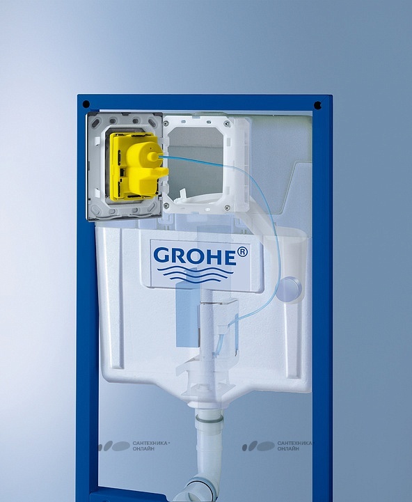 картинка Система инсталляции для унитазов Grohe Rapid SL 38721001 3 в 1 с кнопкой смыва от магазина Сантехника.SpecialFlat